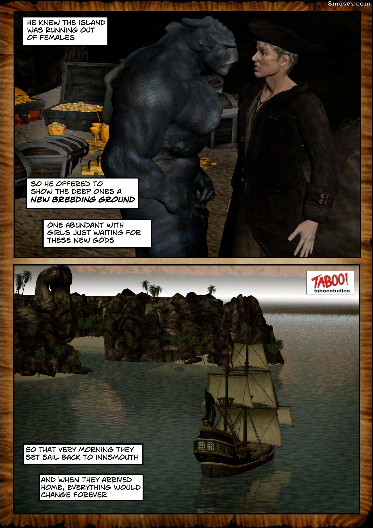 TabooStudios.com - Gonzo Comics - Sombras de Innsmouth - Página 73