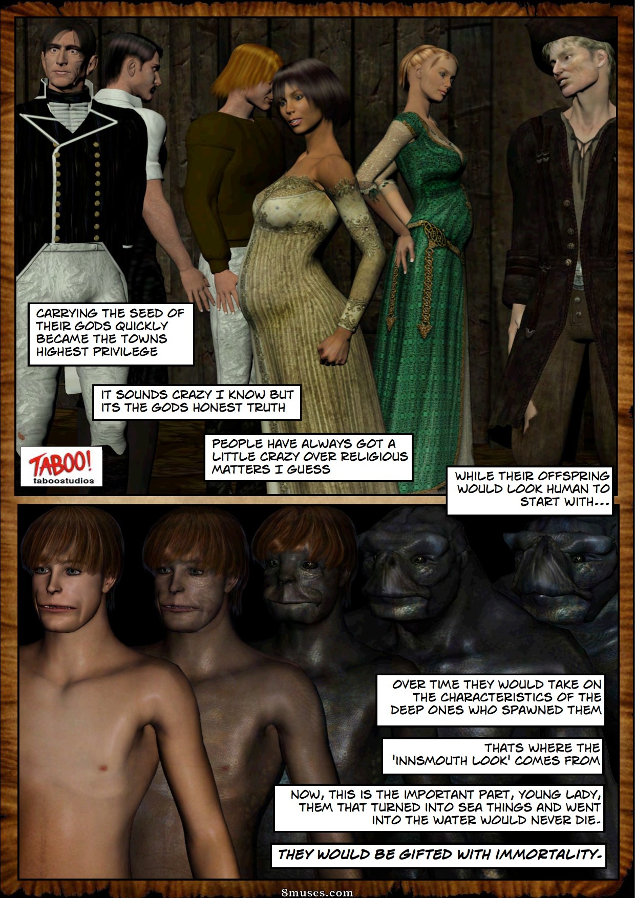 TabooStudios.com - Gonzo Comics - Sombras de Innsmouth - Página 83