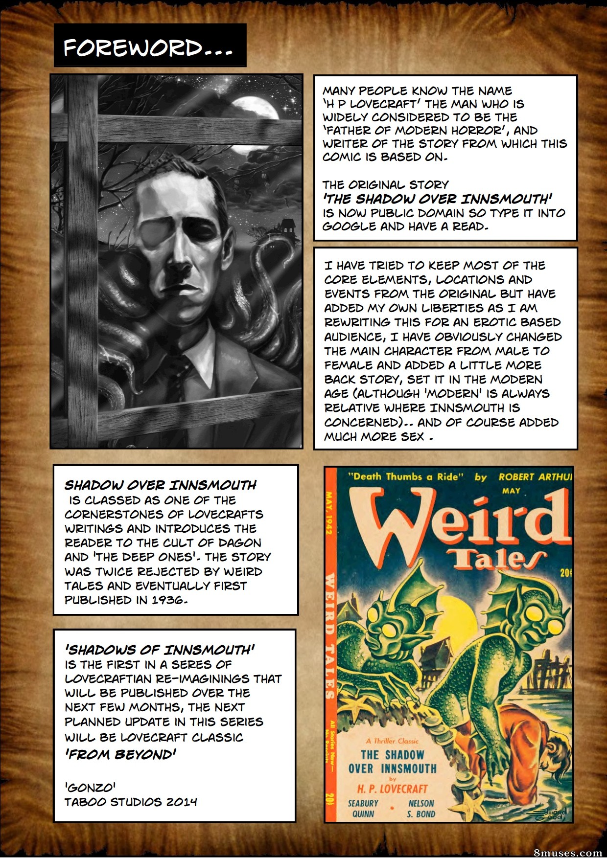 TabooStudios.com - Gonzo Comics - Les ombres d'Innsmouth - Page 2