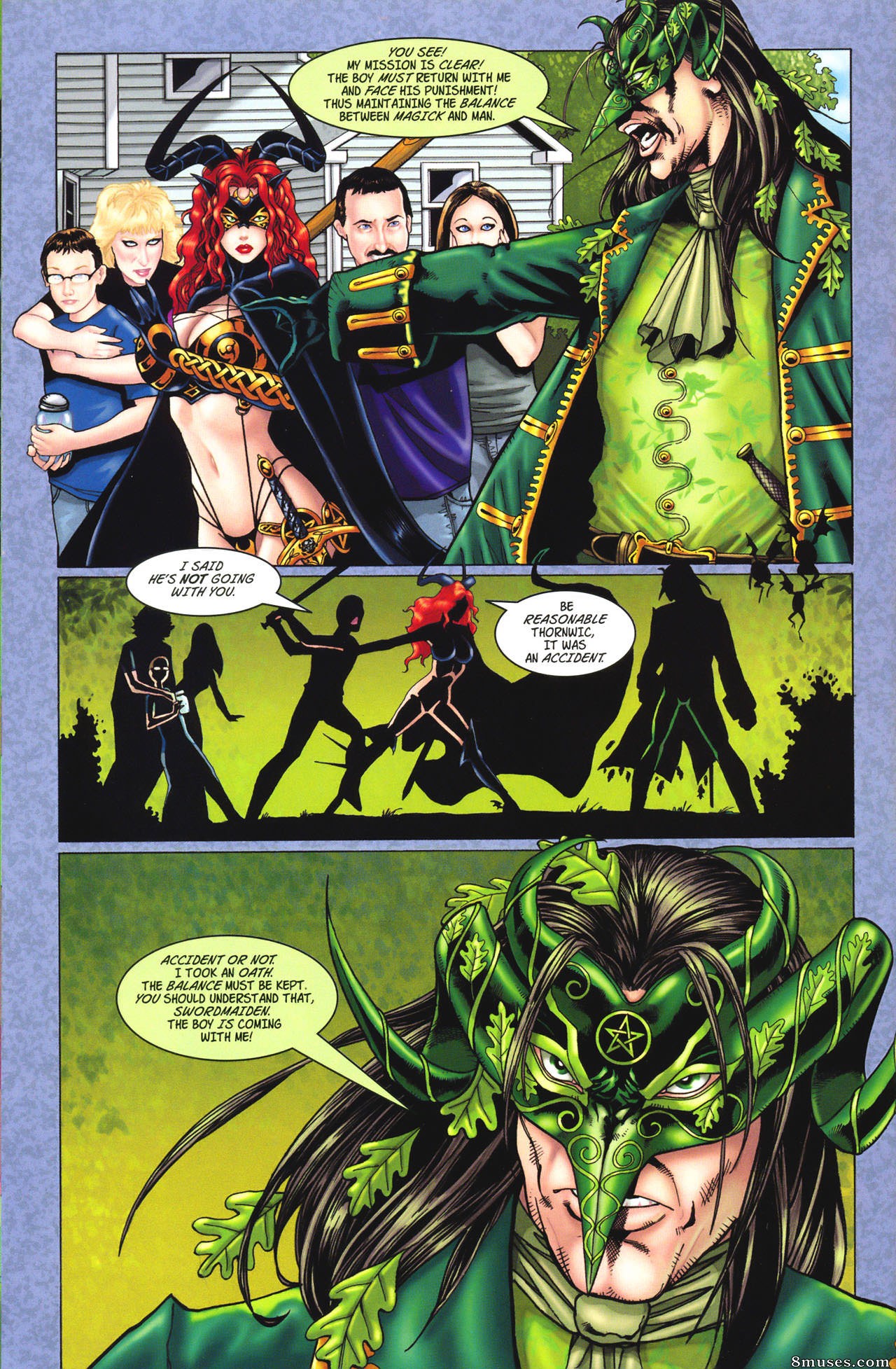BroadSword Comics - Tarot - Bruxa da Rosa Negra 050 - Página 15