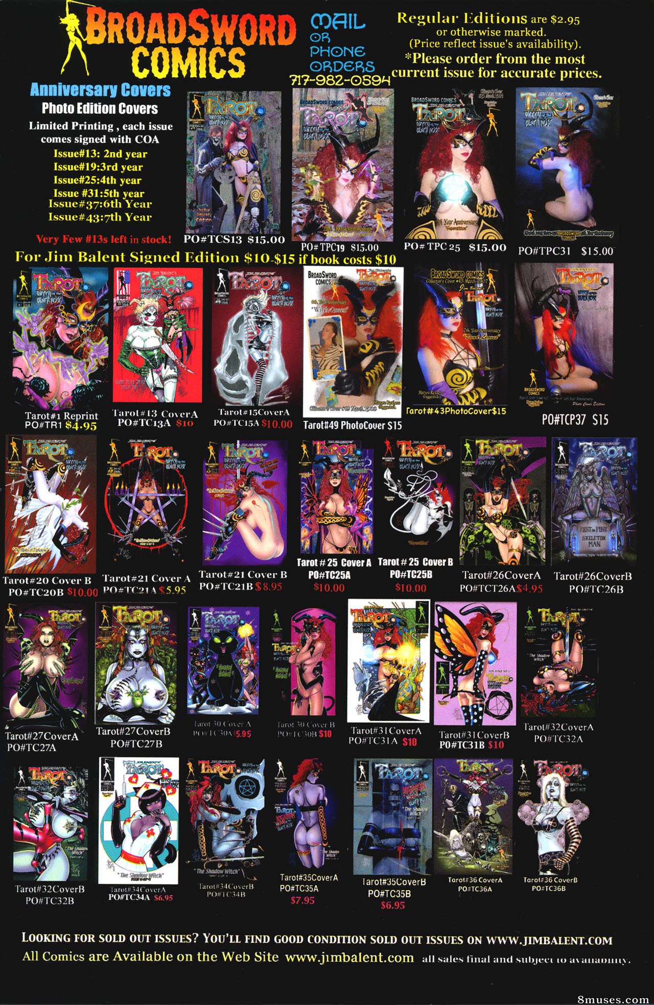 BroadSword Comics - Tarot - Bruxa da Rosa Negra 050 - Página 34