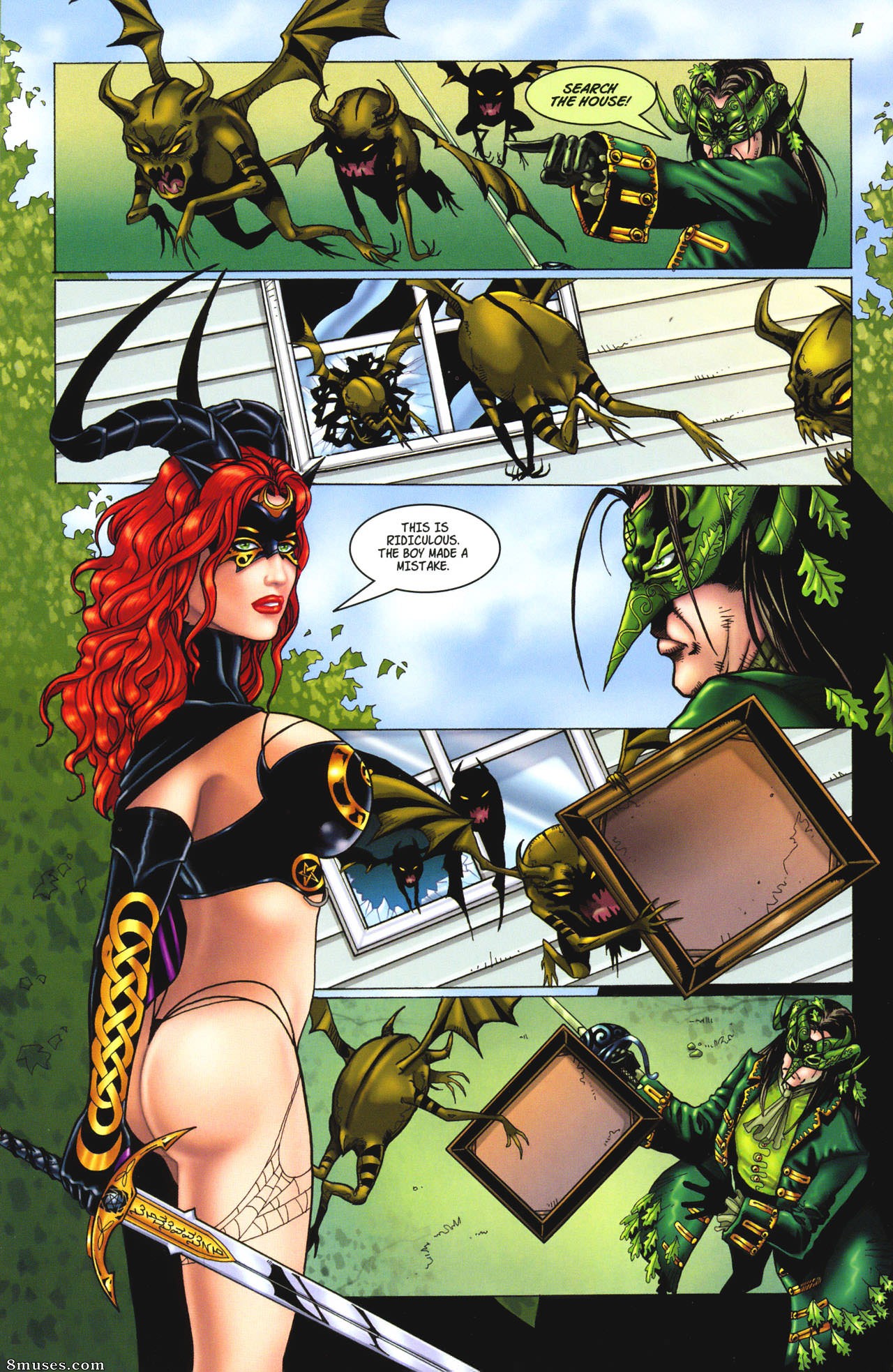 BroadSword Comics - Tarot - Bruxa da Rosa Negra 050 - Página 17
