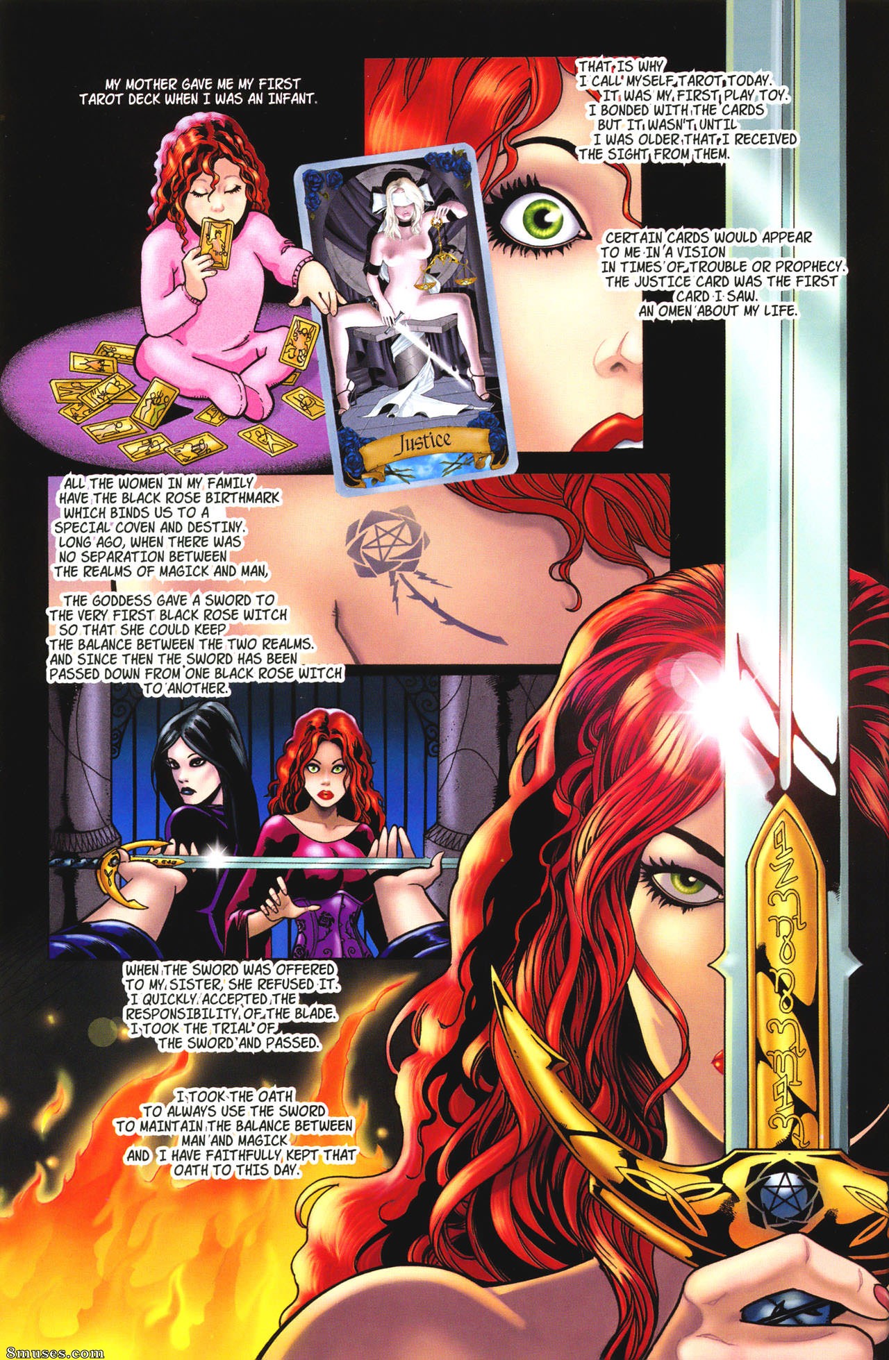 BroadSword Comics - Tarot - Sorcière de la rose noire 050 - Page 7