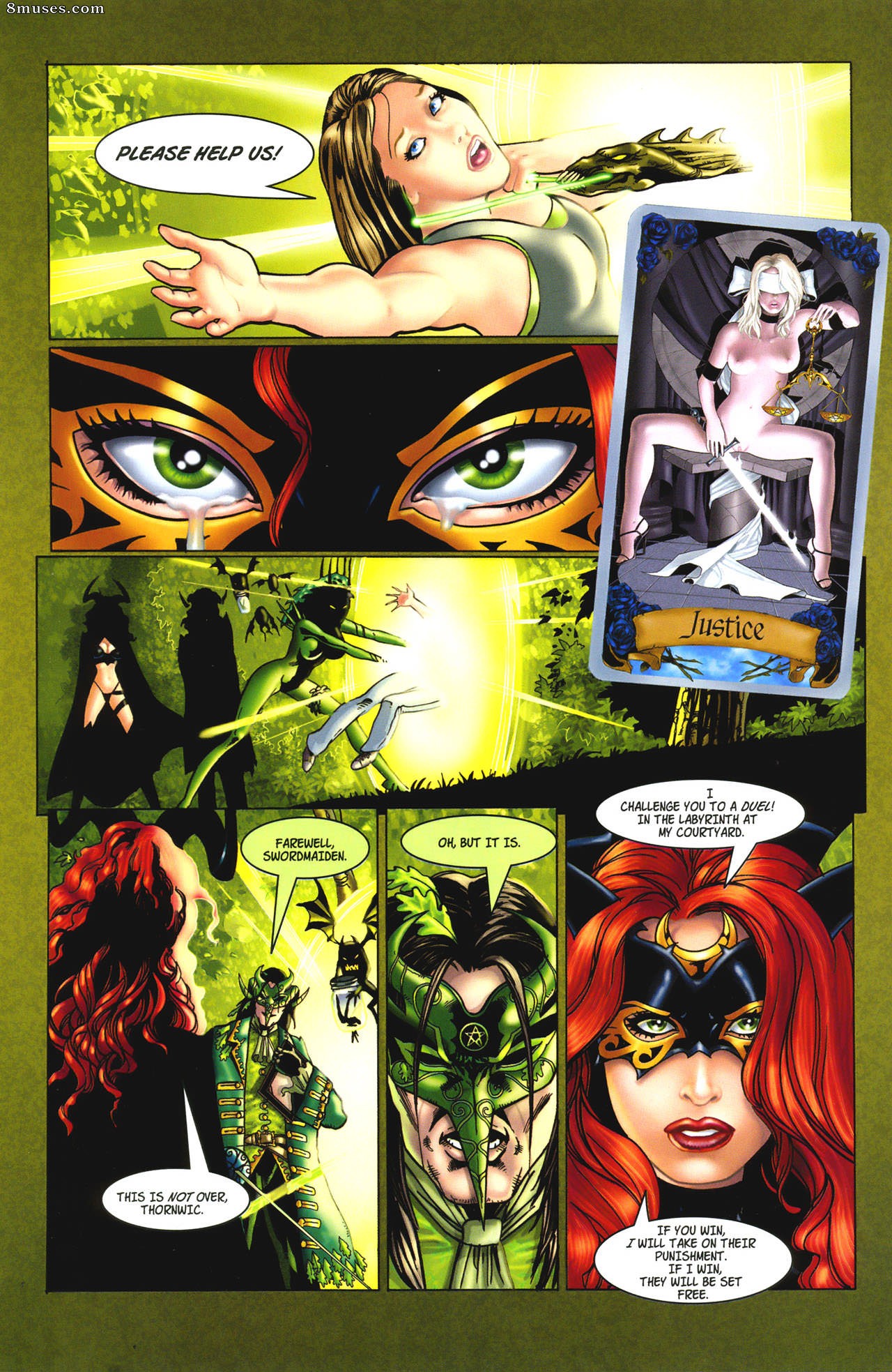 BroadSword Comics - Tarot - Witch of the Black Rose 050 - Page 21