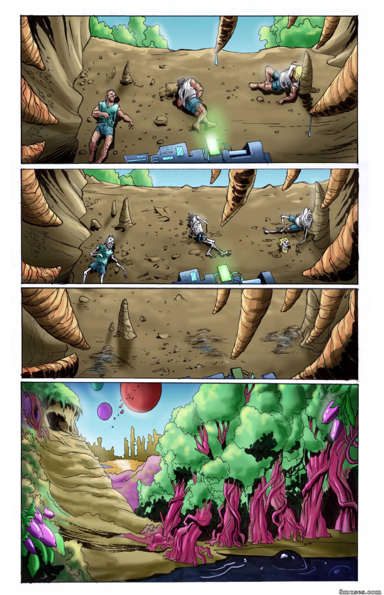 Giantess Club Comics - O Pântano de Espinhos - Página 20