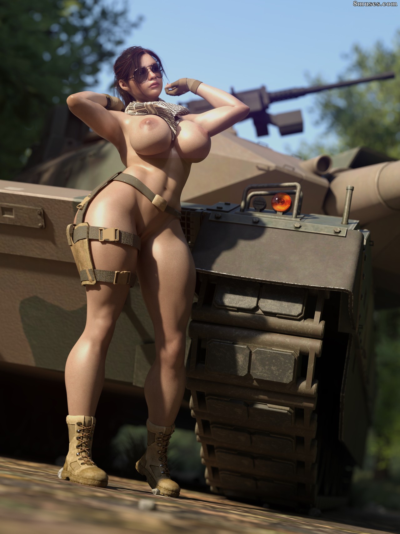 Faceman3D - Claire in the army - Page 1