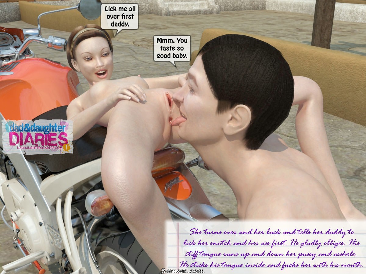 Dad and Daughter Diaries Comics - Bike - Page 45