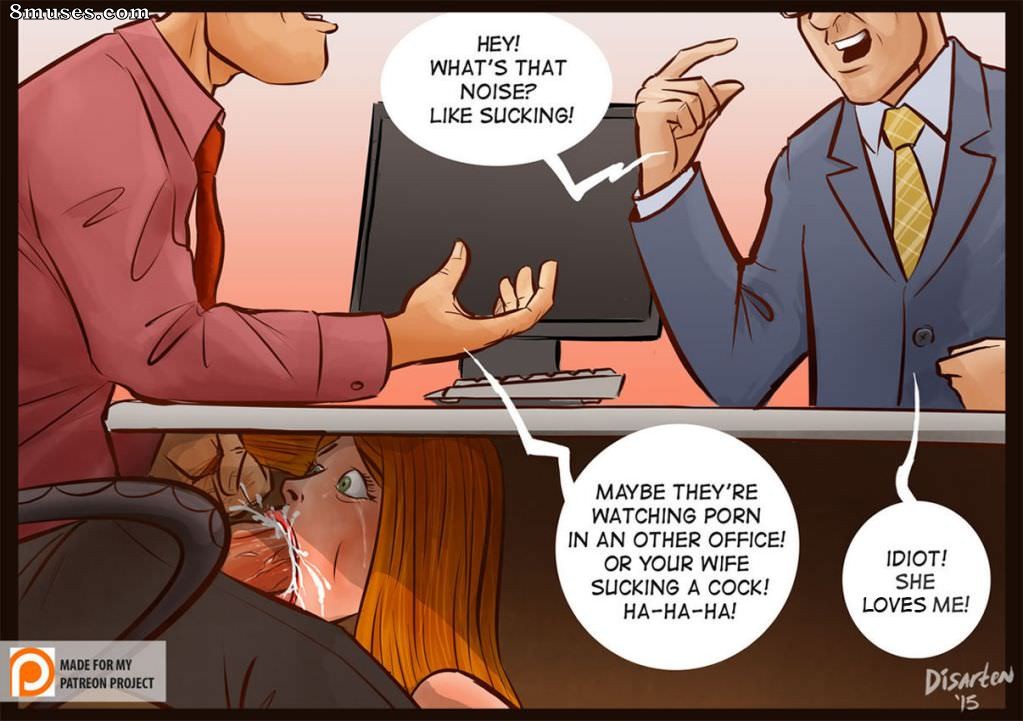 Disarten Comics - Esposa debajo del escritorio - Página 2
