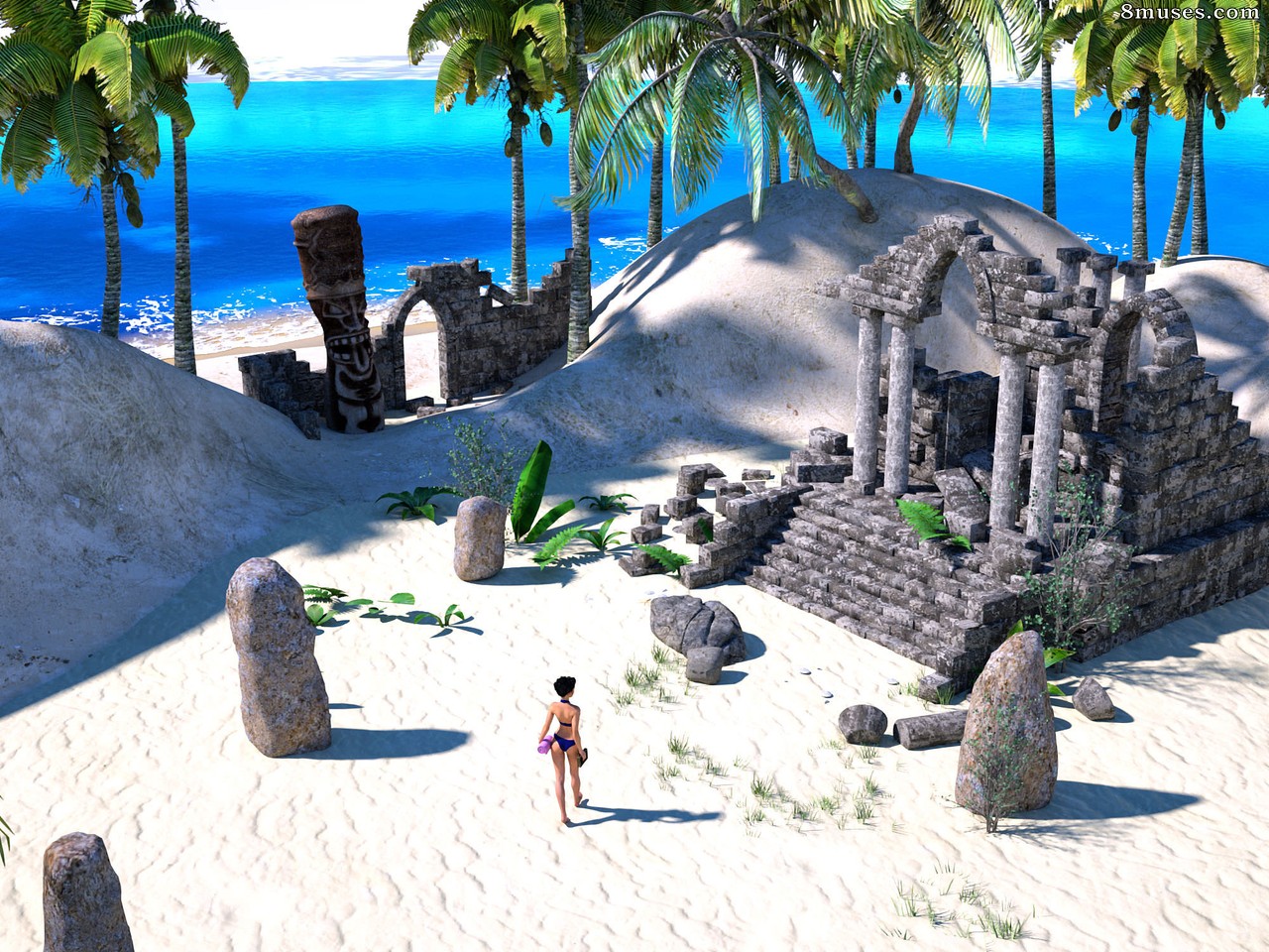 Hibbli3D - Sorceress Lori - Beach Day - Part 3 - Page 4