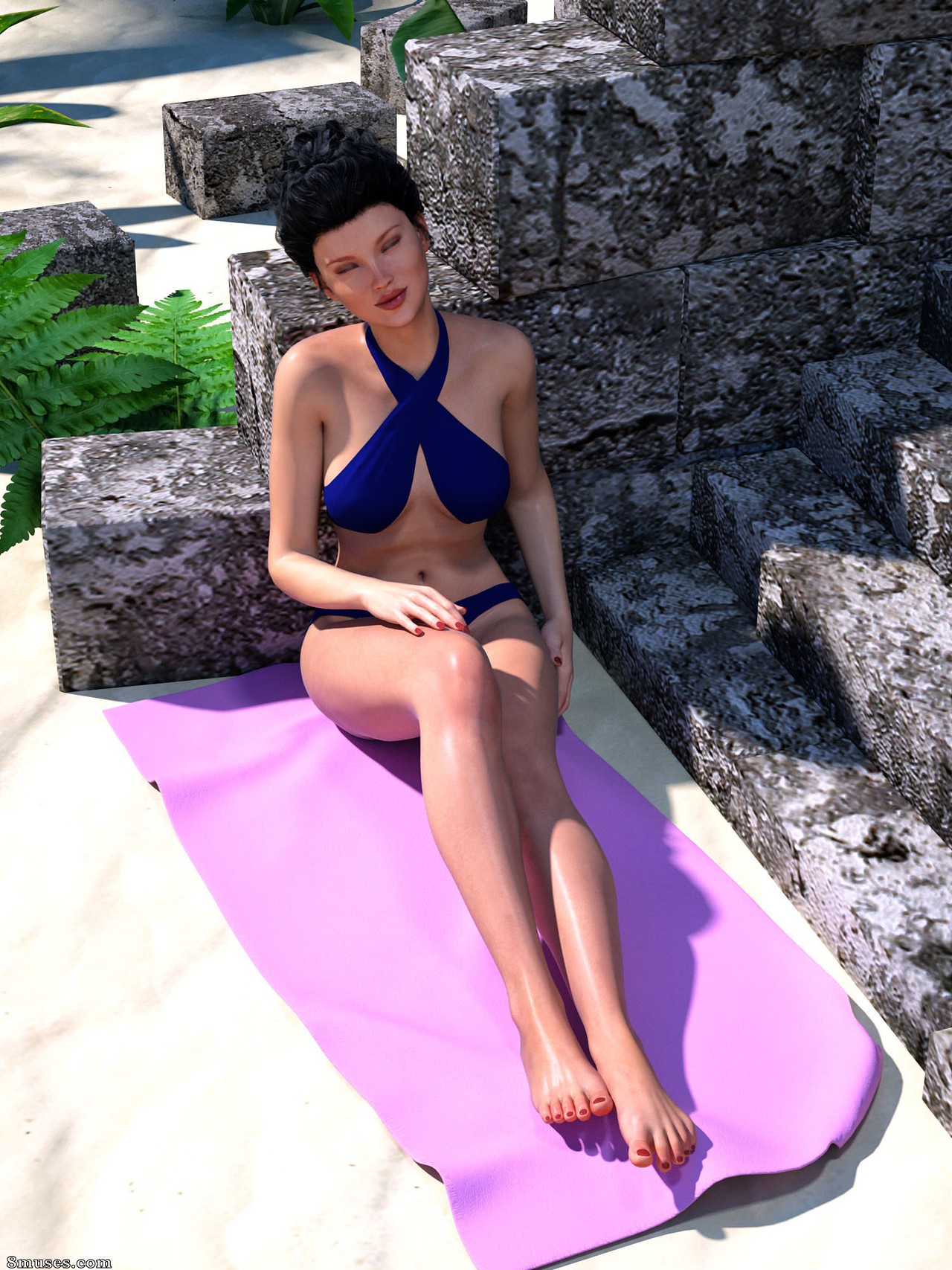 Hibbli3D - Sorceress Lori - Beach Day - Part 3 - Page 7