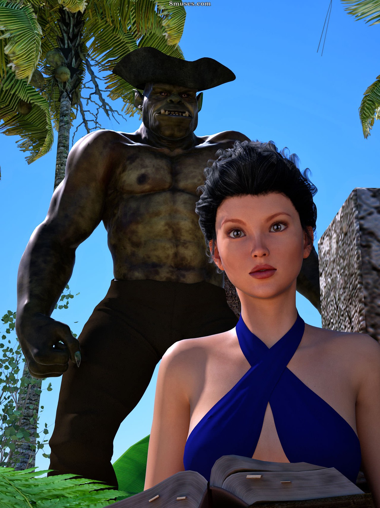 Hibbli3D - Sorceress Lori - Beach Day - Part 3 - Page 9