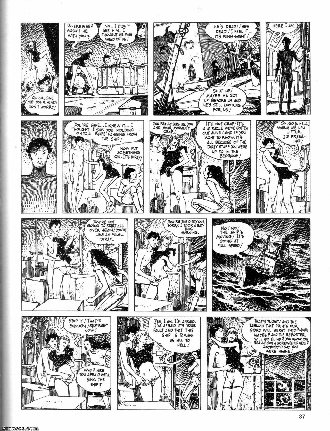 Milo Manara Comics - Pantalones cortos - Página 38
