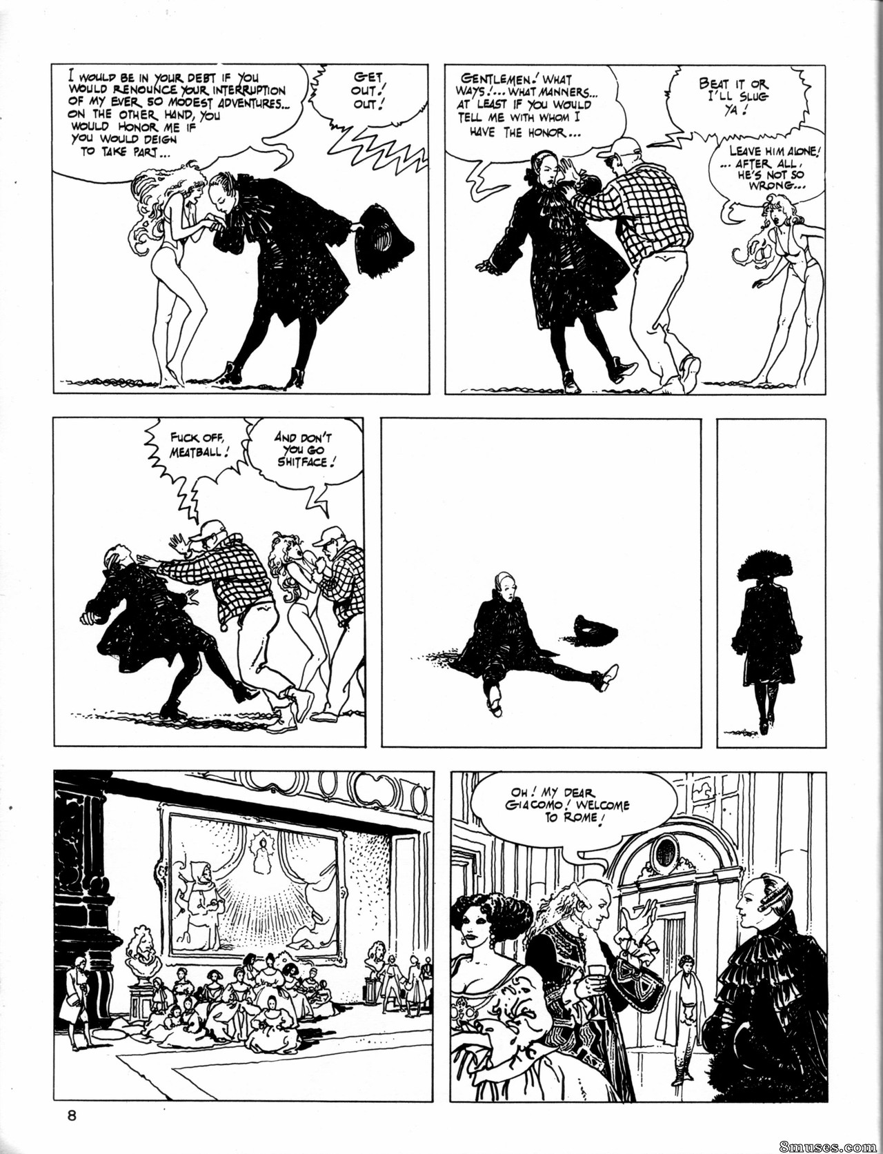 Milo Manara Comics - Pantalones cortos - Página 9
