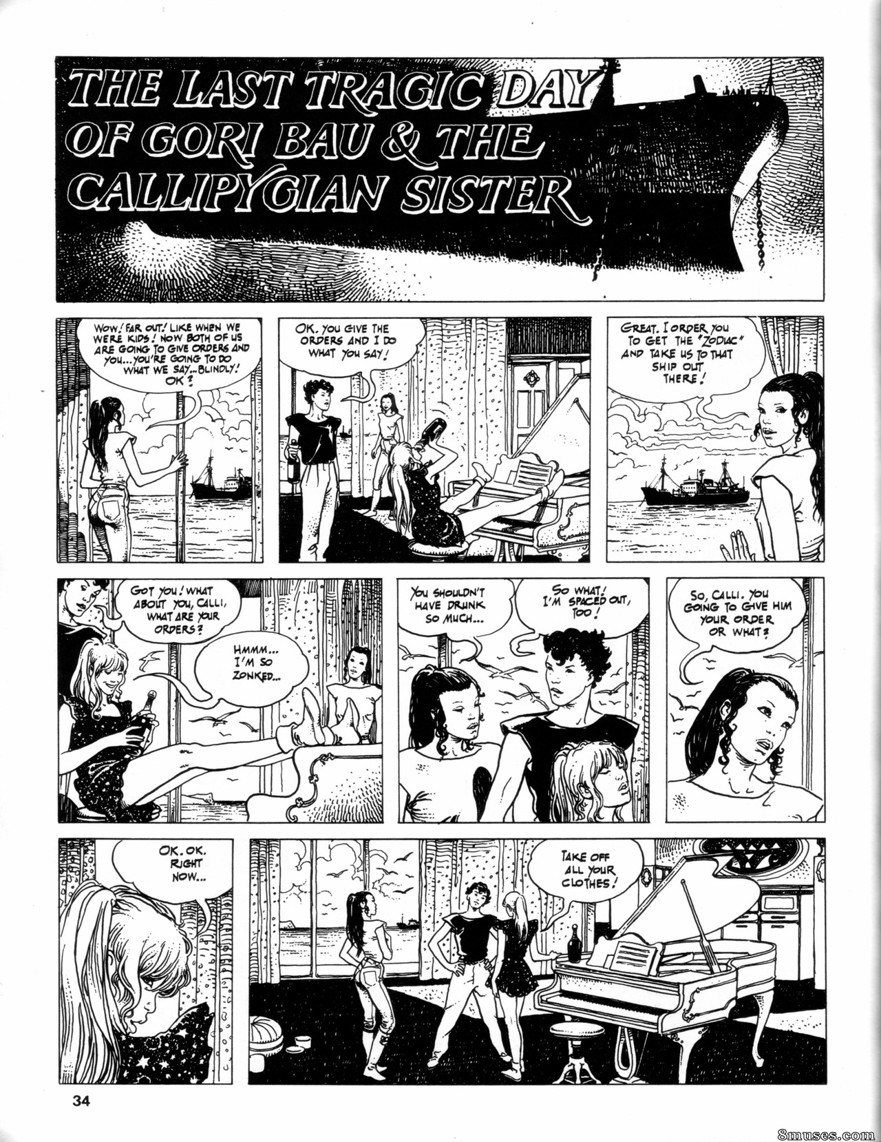 Milo Manara Comics - Calças curtas - Página 35