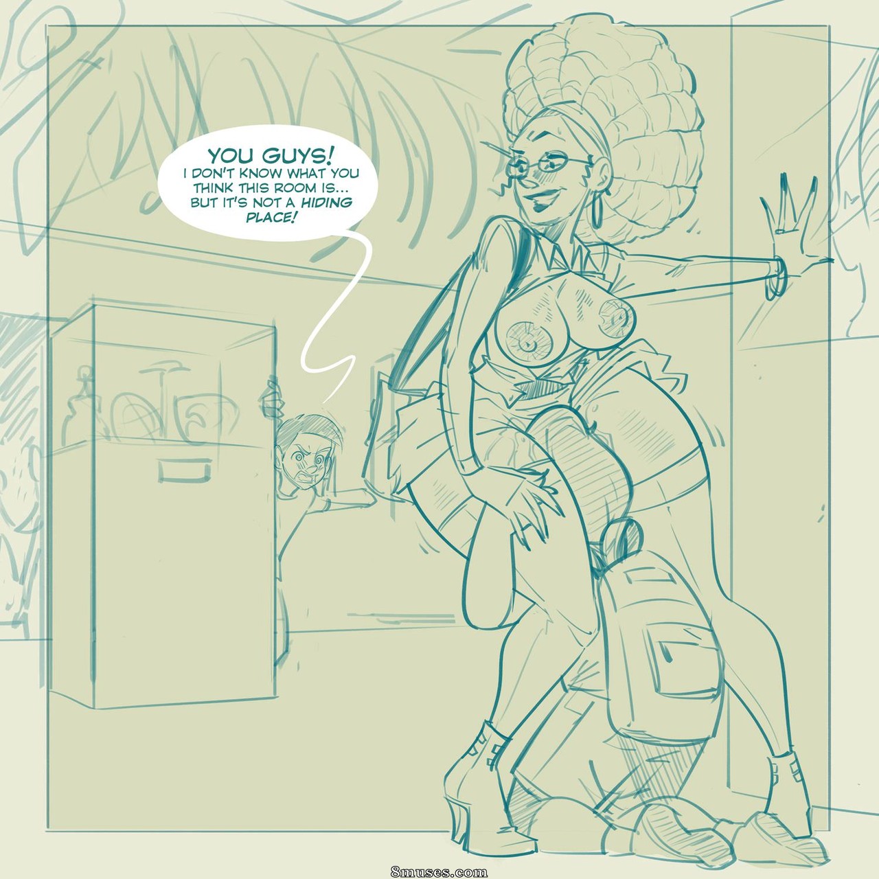 Esboços e pin-ups de Laz - Junho de 2019 - Página 4