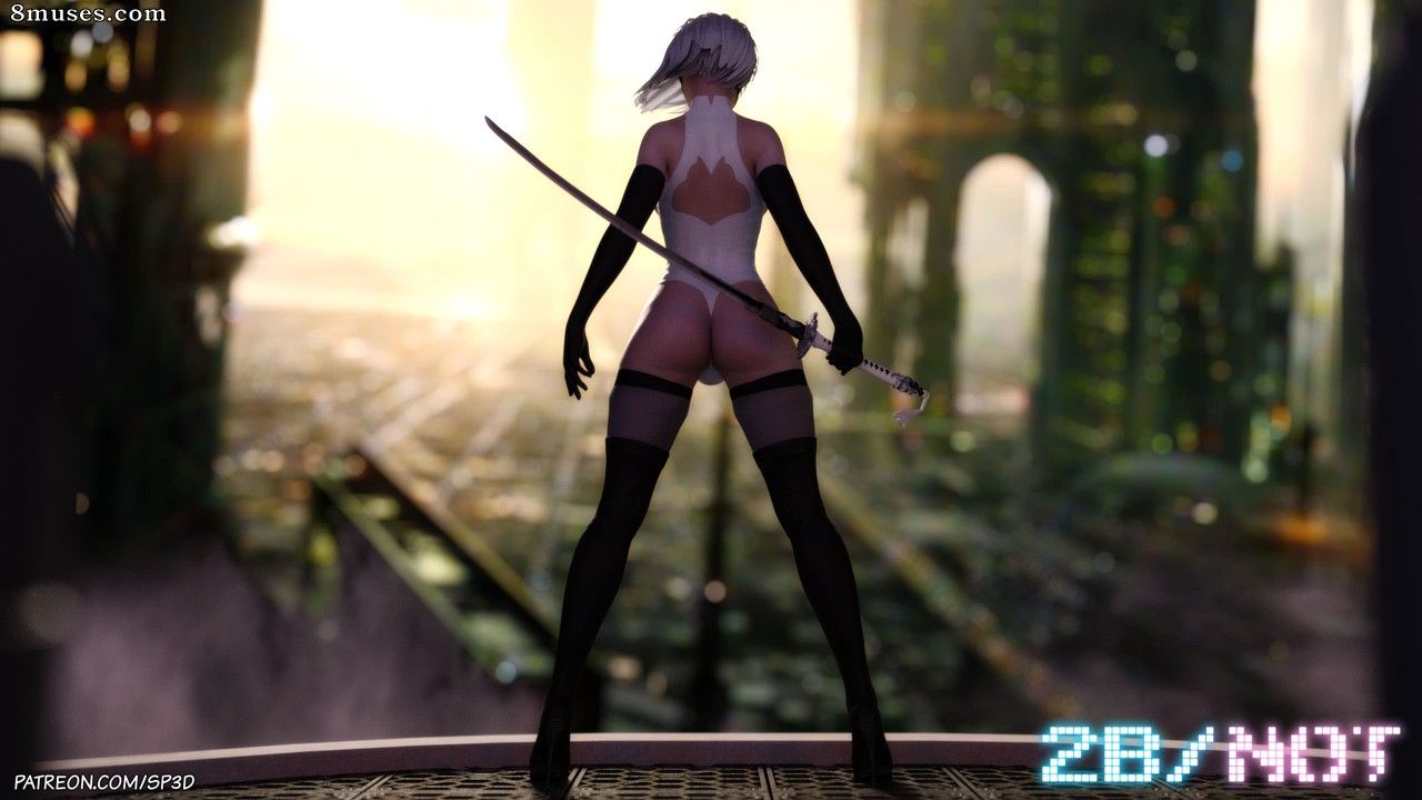 2B pas - Futanari-futanari - Page 1