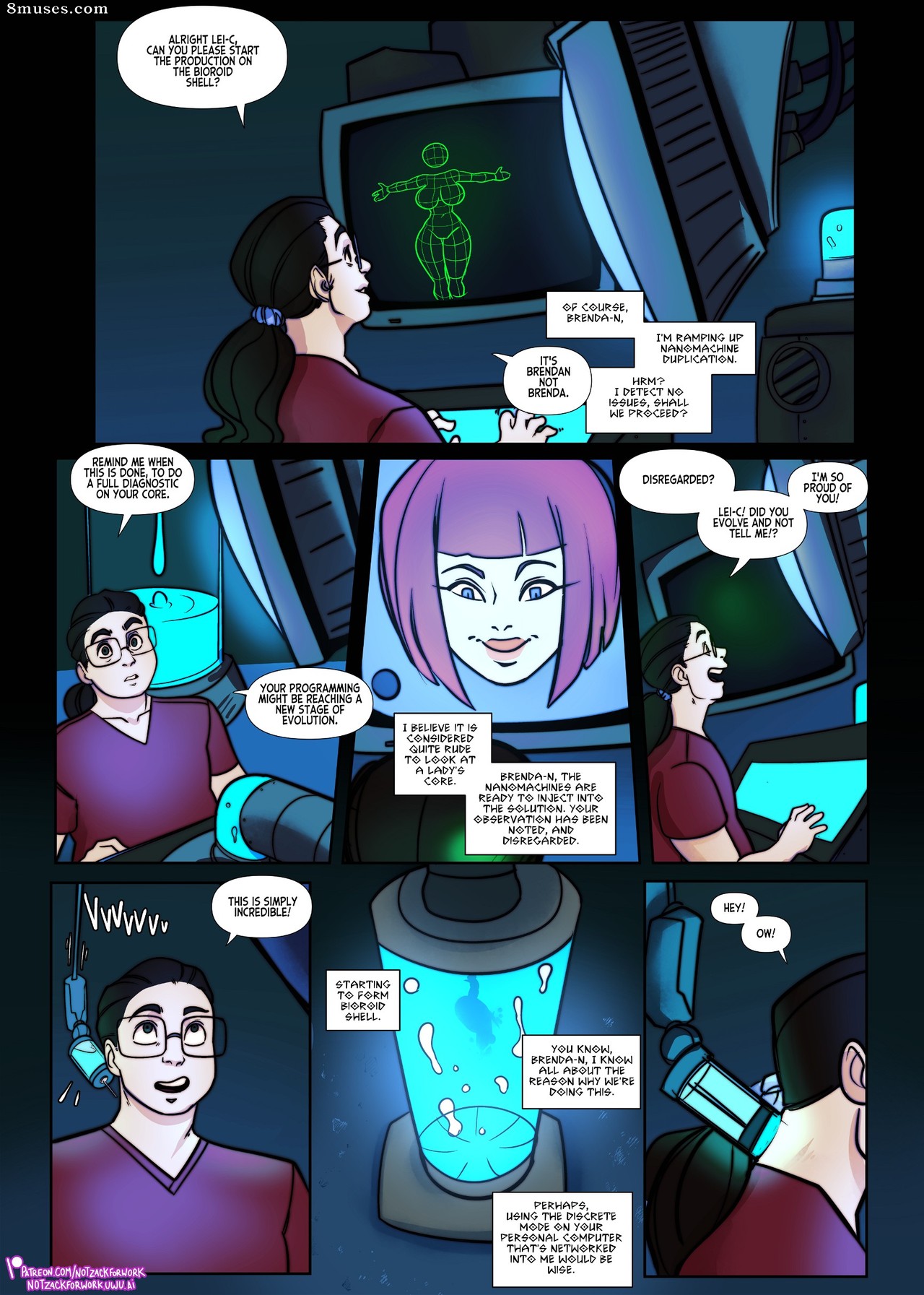 NotZackForWork Comics - Bioroïdes opulents - Page 2