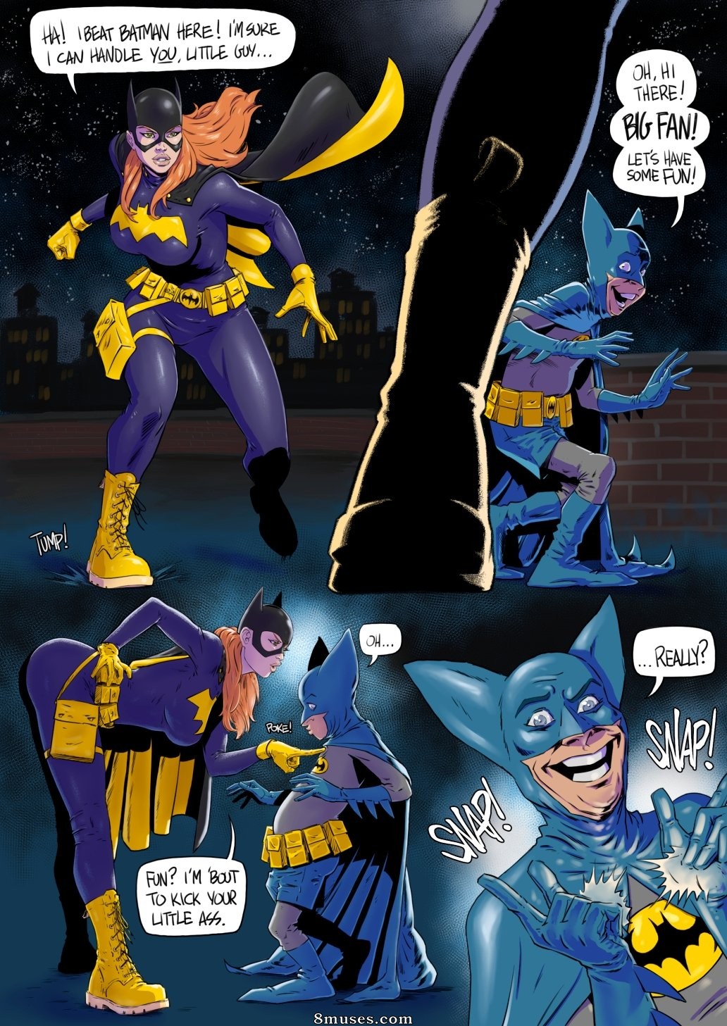Fenris Comix - Bat Girl vs Bat Mite - Page 1