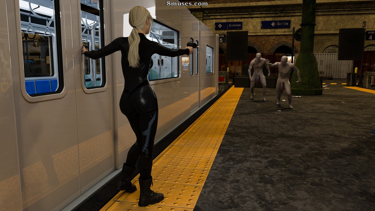 Residential Evil XXX - Part 8 - Night Train - No Text - Page 2
