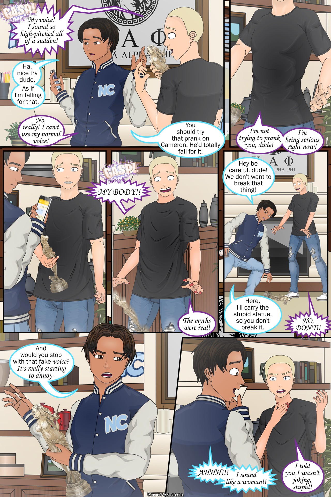 Sapphirefoxx - The Coed Curse - Sorority Sisters - Page 9