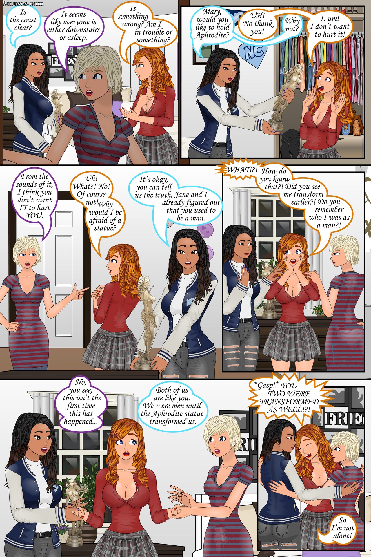 Sapphirefoxx - The Coed Curse - Sorority Sisters - Page 6