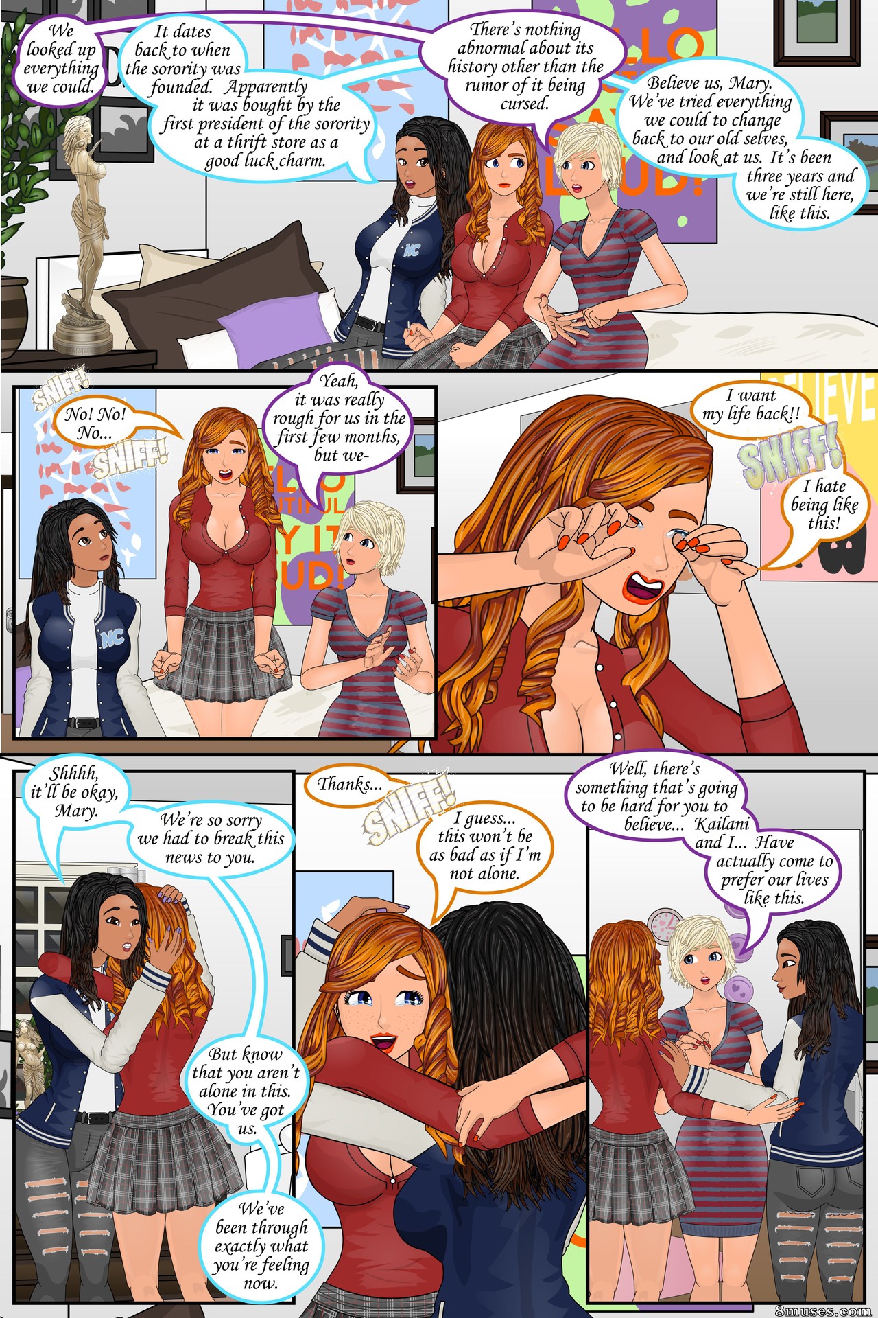 Sapphirefoxx - A maldição da irmandade - Irmãs da sororidade - Página 17