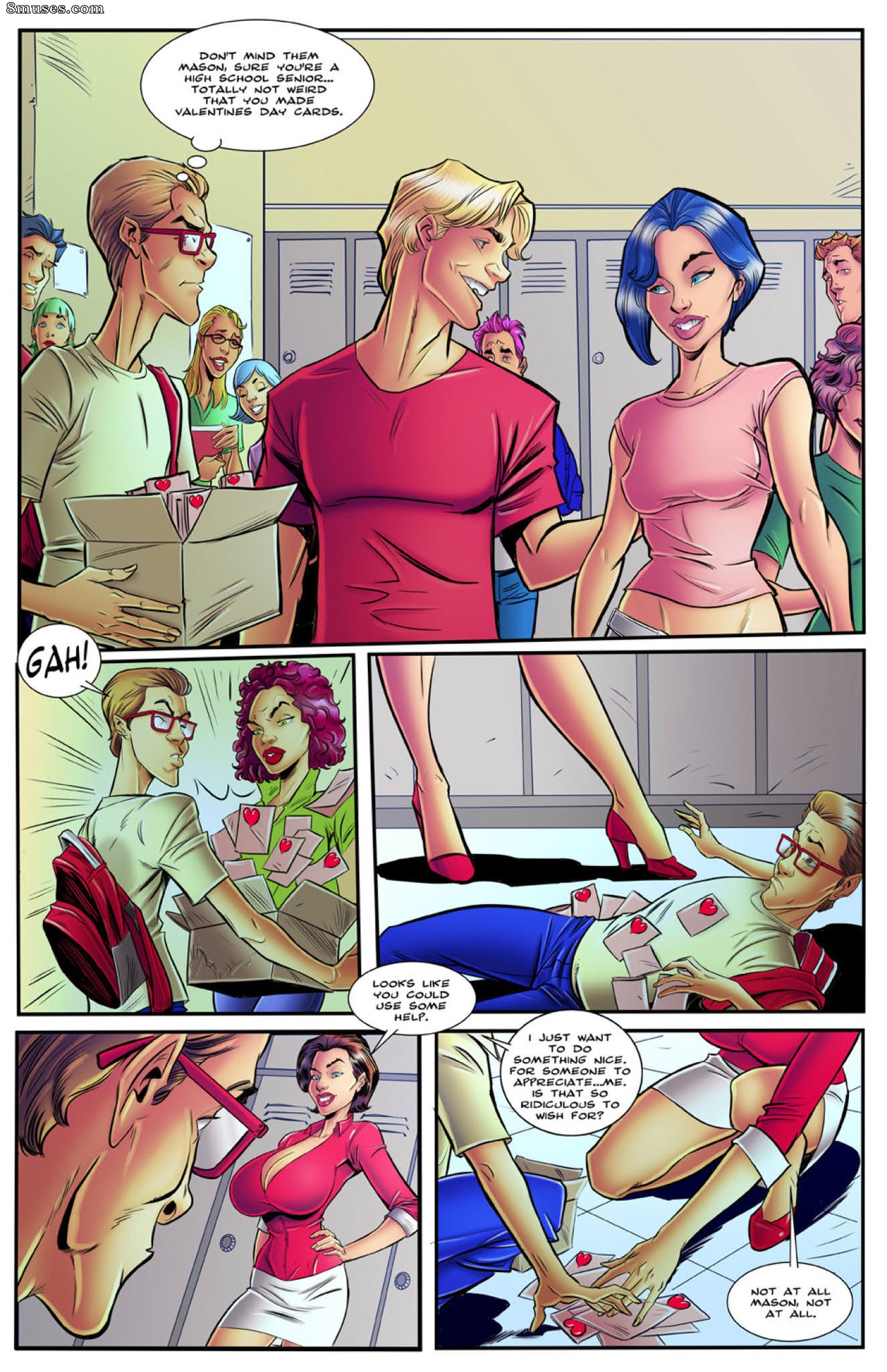 Bimbo Story Club Comics - Cards for All - Page 3