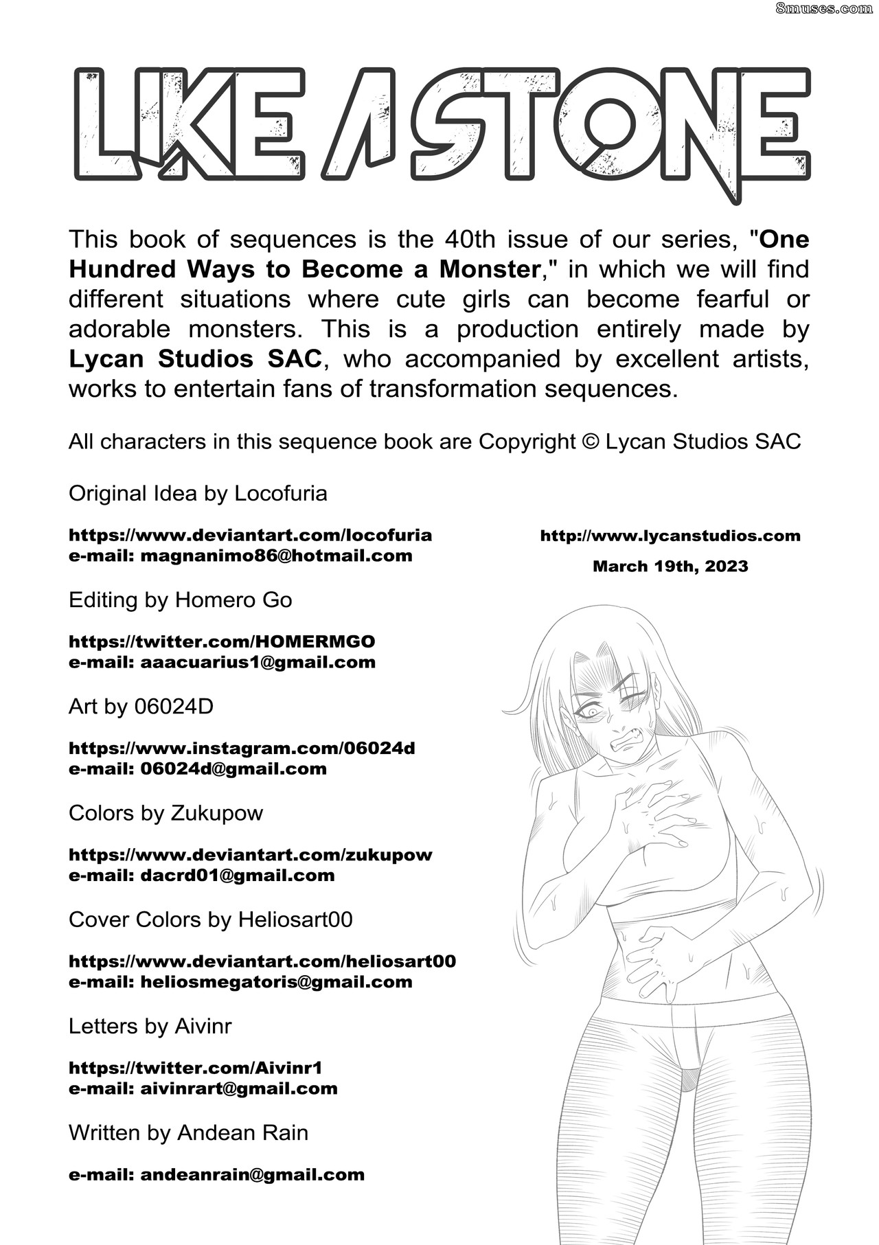 Locofuria Comics - 100 Ways to Become a Monster 40 - Like a Stone - Page 3