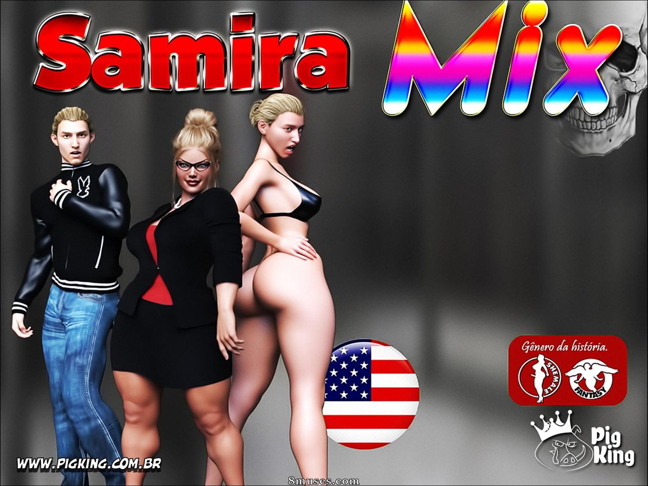 PigKing - CrazyDad Comics - Samira mistura - Página 1