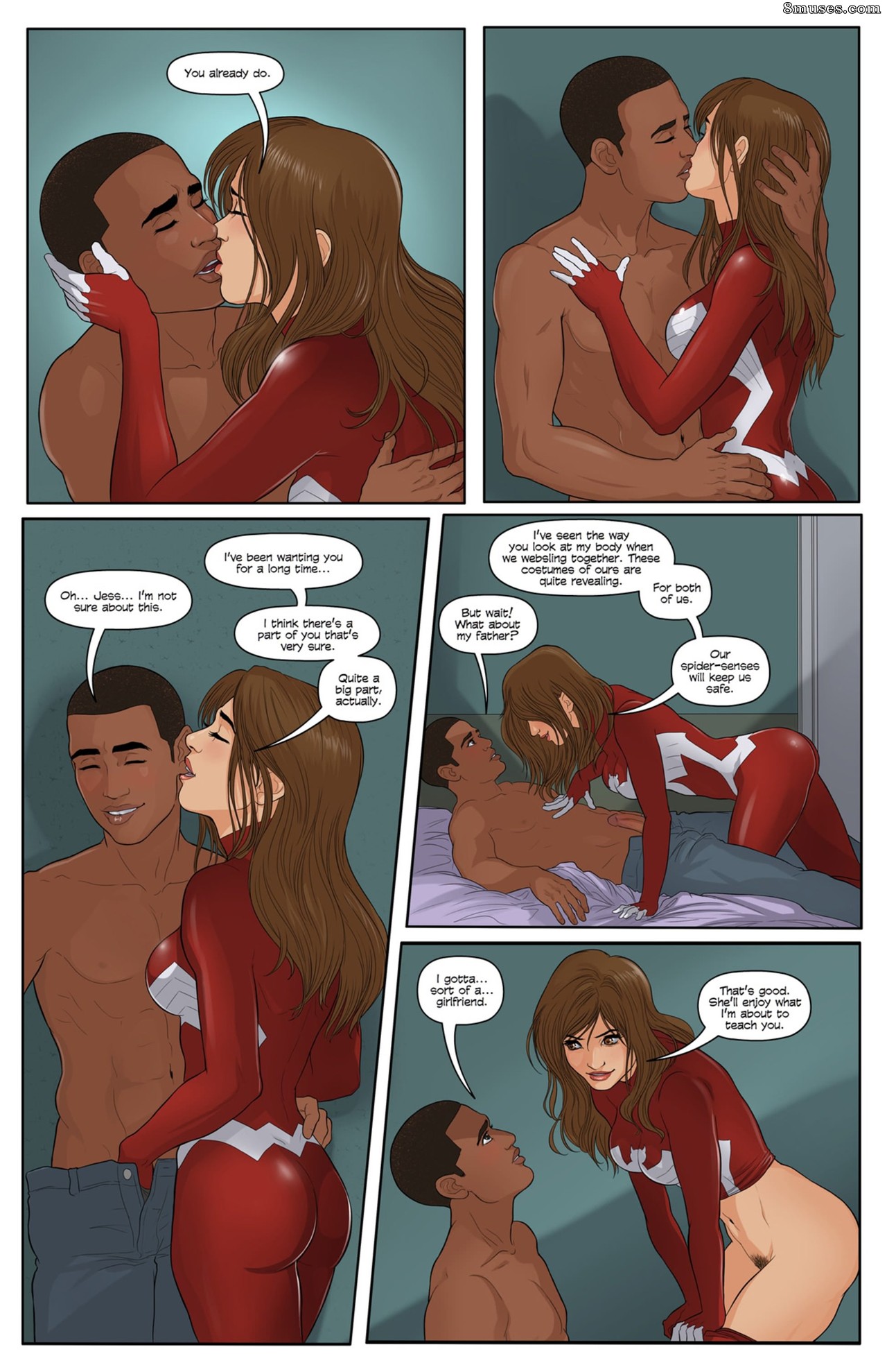 Tracy Scops Comics - Limiar do spidercest - Miles e Jess - Página 5