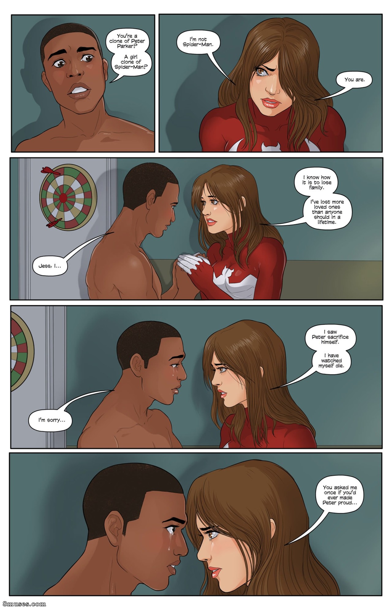 Tracy Scops Comics - Edge of Spidercest - Miles and Jess - Page 4