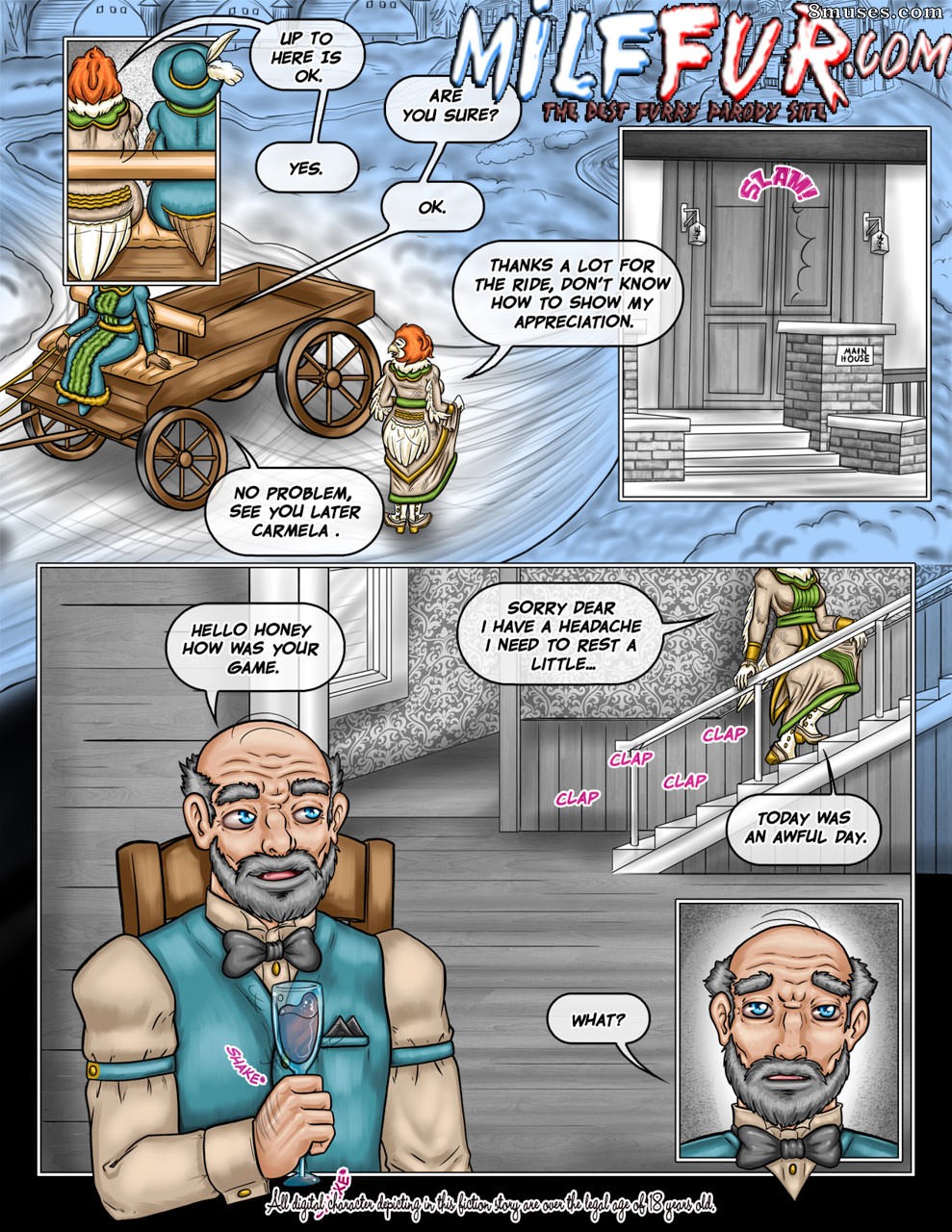 Milffur Comics - Wild Wild West - Page 15