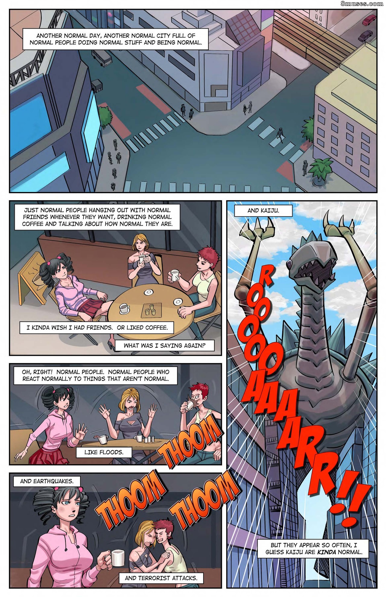 Kaiju Girl Squad - Issue 1 - Page 3