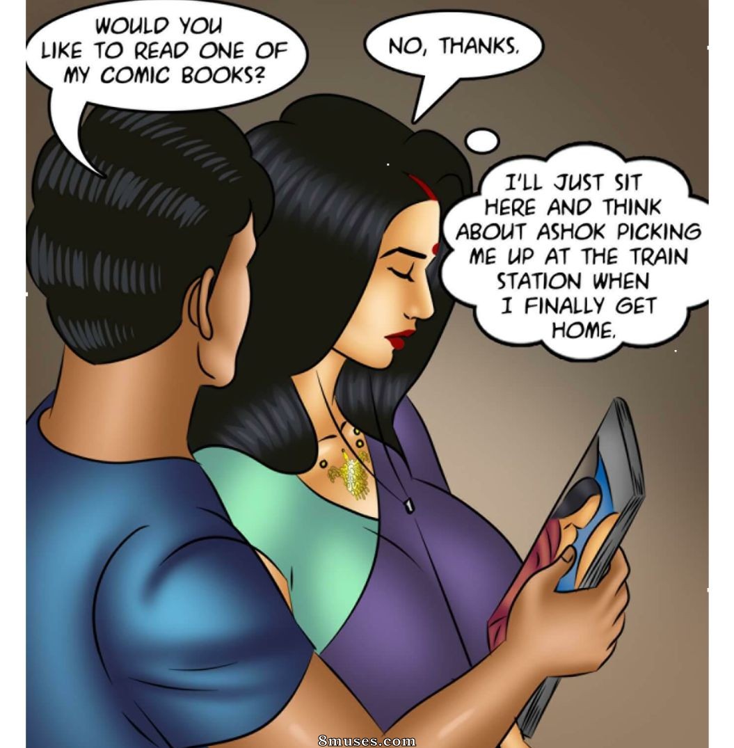 Kirtu.com Comics - Savita Bhabhi - Episode 116 - Night Train - Page 56