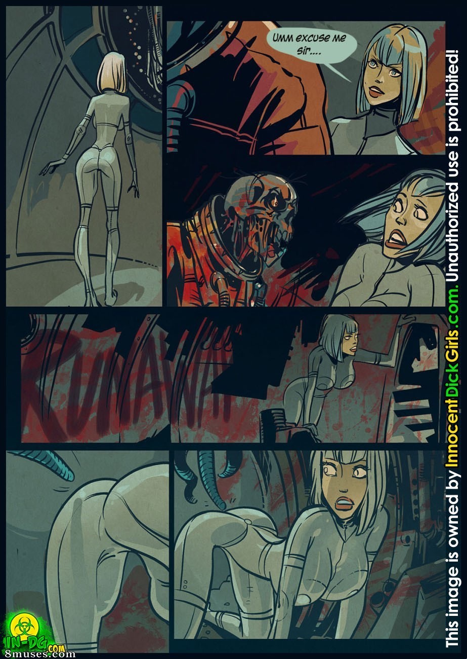 Innocent Dickgirls Comics - The Weird Space - Page 3