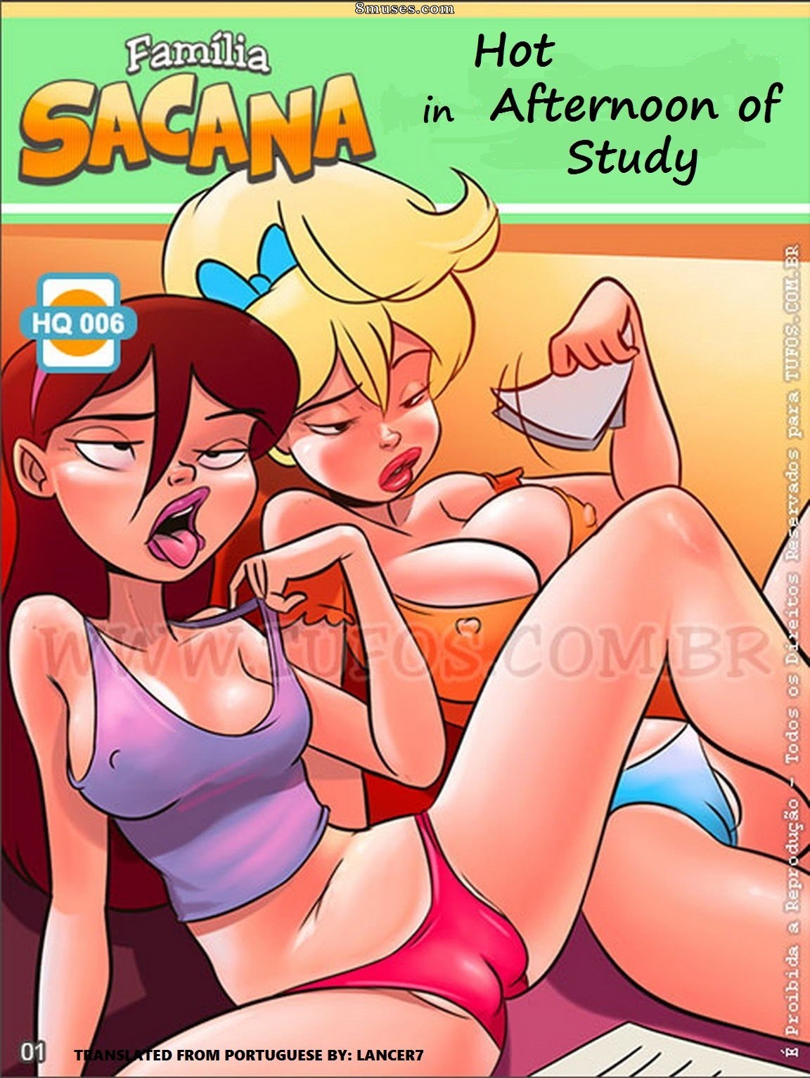 Familia Sacana - English - Family Sacana 06 - Hot Afternoon of Study - Page 1