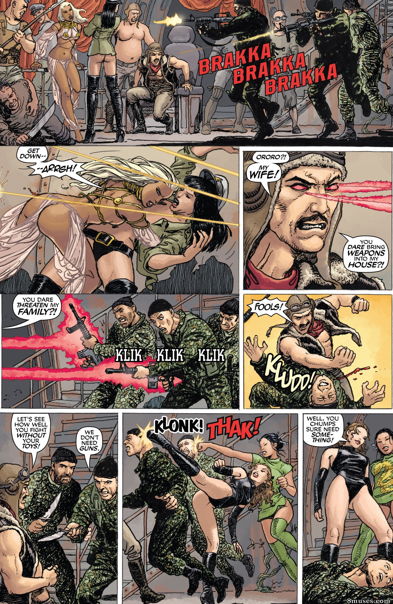 Milo Manara Comics - X-Mujeres - Página 35