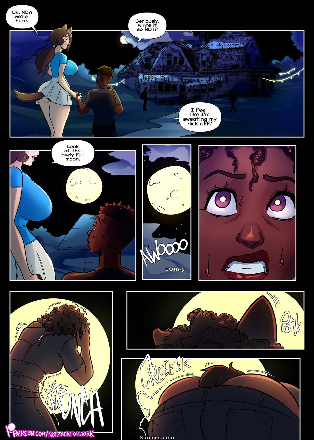 NotZackForWork Comics - Full Moon-A-Ween - Page 3
