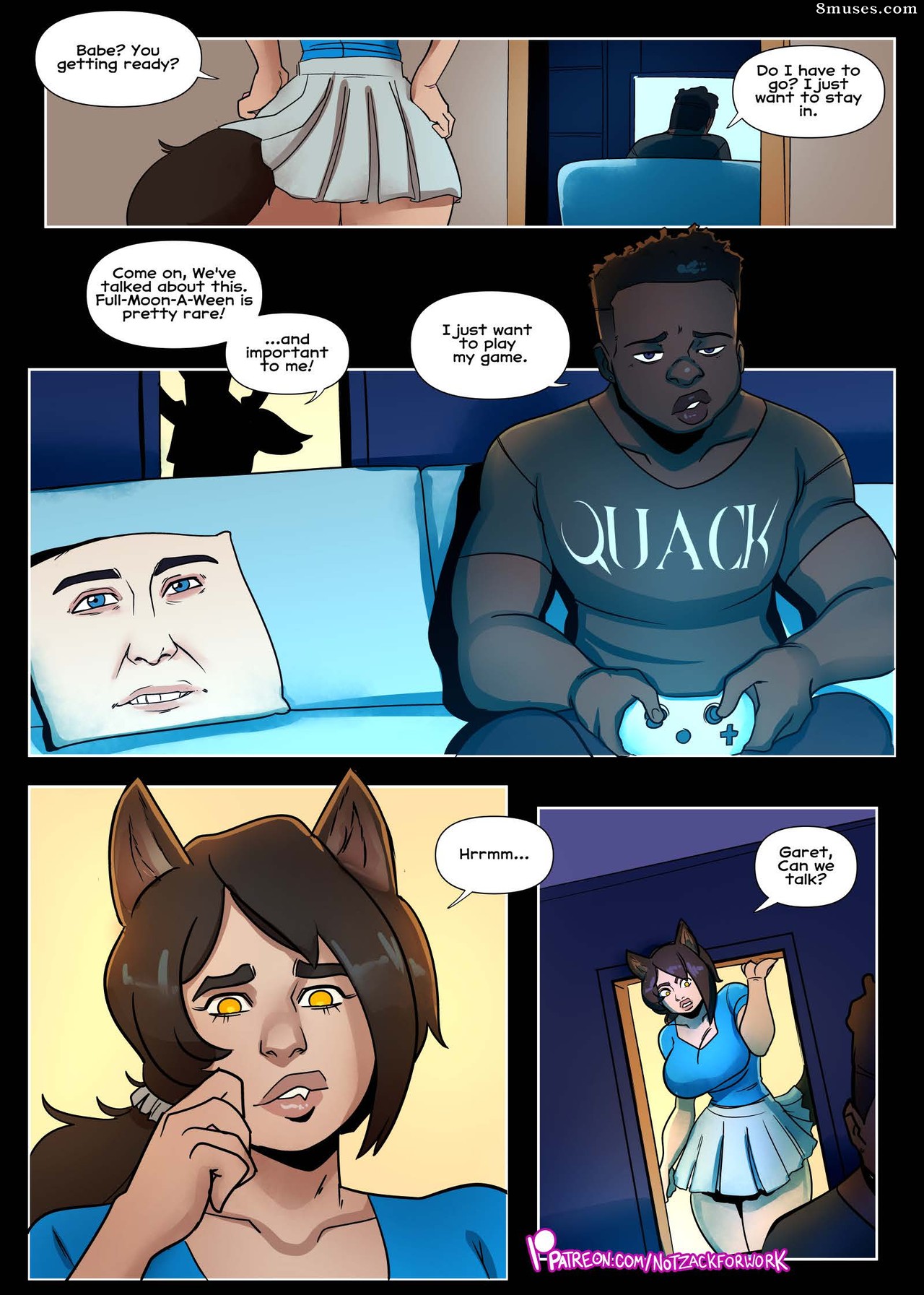 NotZackForWork Comics - Full Moon-A-Ween - Page 1