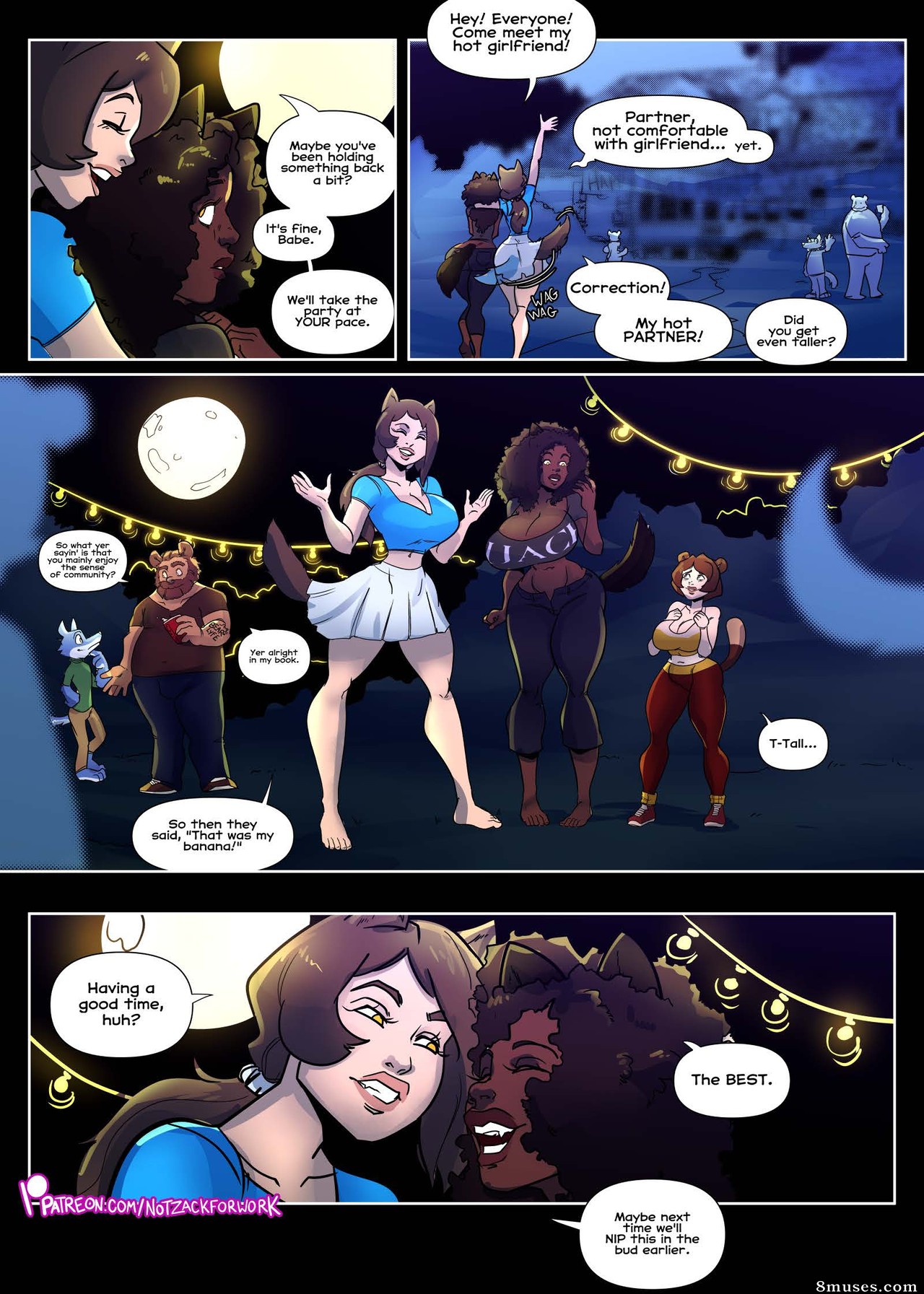 NotZackForWork Comics - Full Moon-A-Ween - Page 6