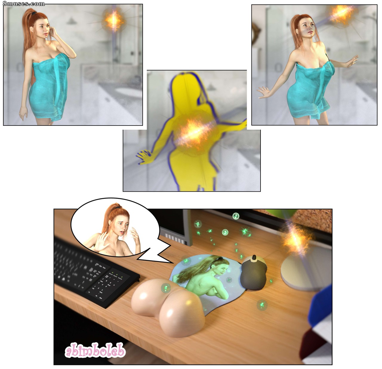 Abimboleb Comics - Ass-Pad - Página 1