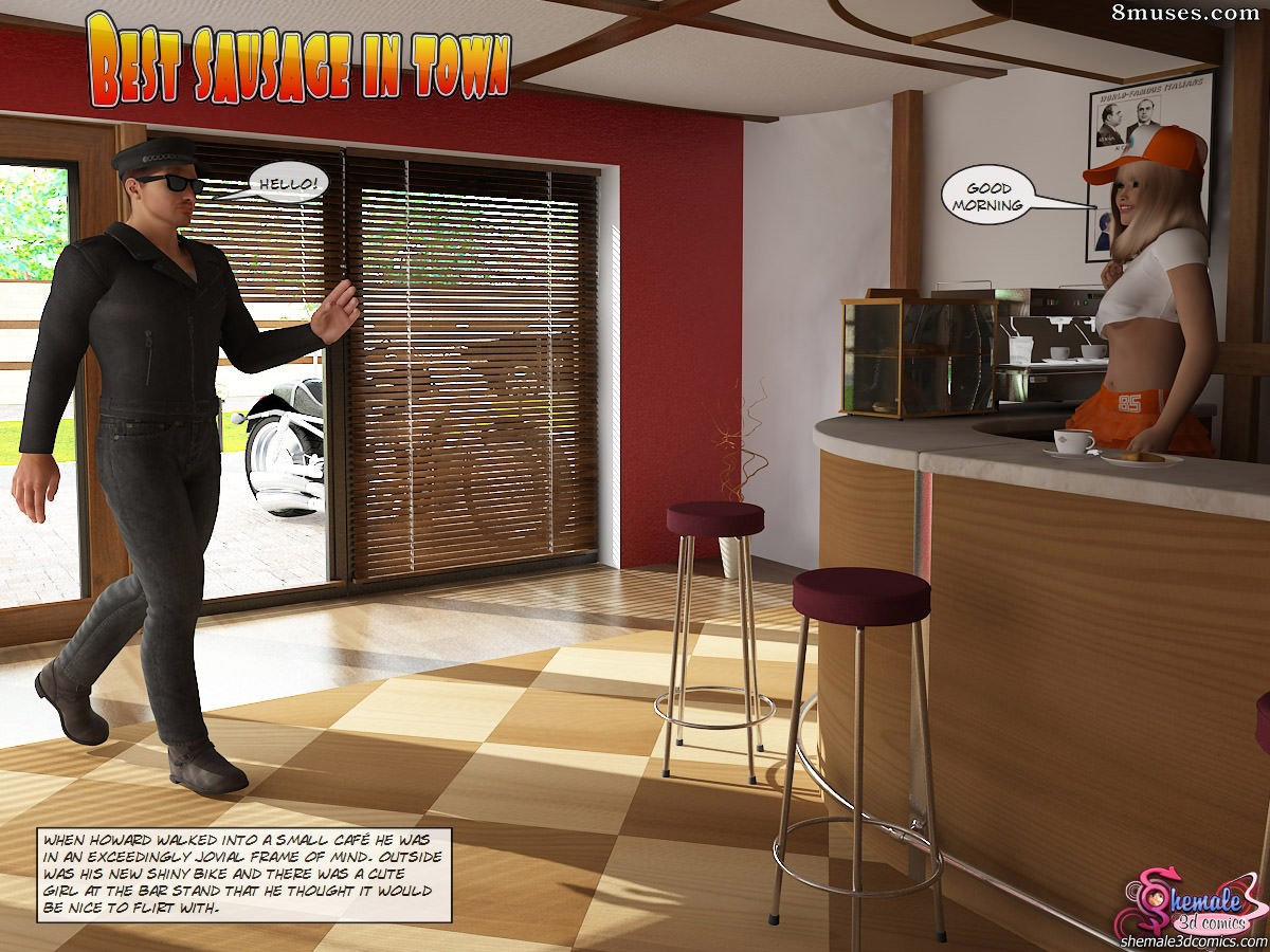 Shemale3DComics.com Collection - O melhor salsicha da cidade - Página 1