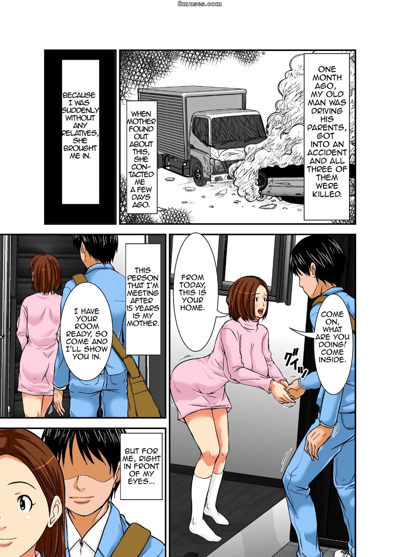 Page 4 | Hentai-and-Manga-English/Hoyoyodou/I-Could-Only-See-Mom-as-a-Woman-After-Seeing-Her-Again  | 8muses - Sex Comics