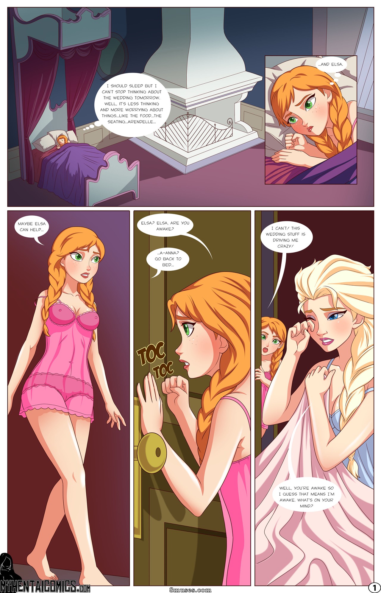 MyHentaiGrid Comics - Frozen - Nervos de casamento - Página 2