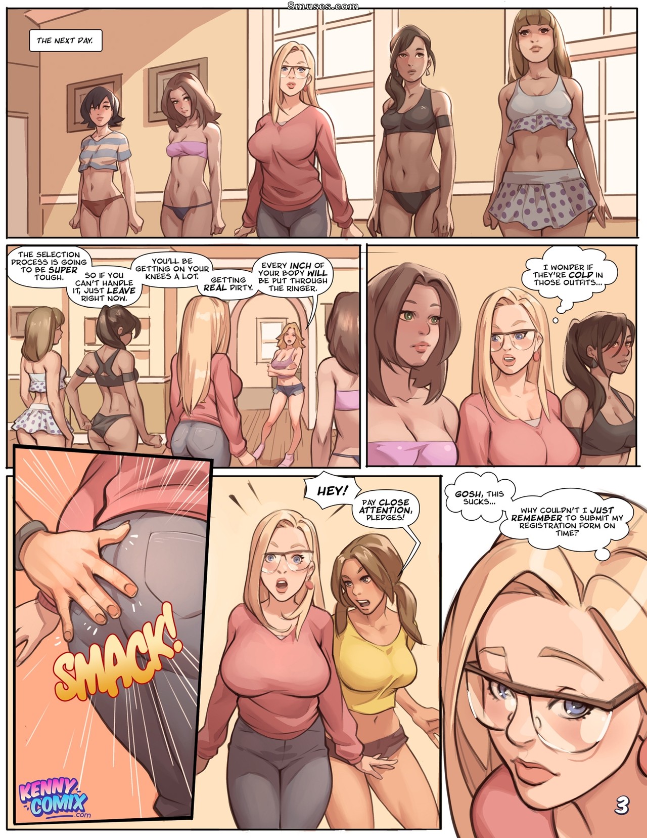 KennyComix - Sororité coquine - La nouvelle recrue - Page 4