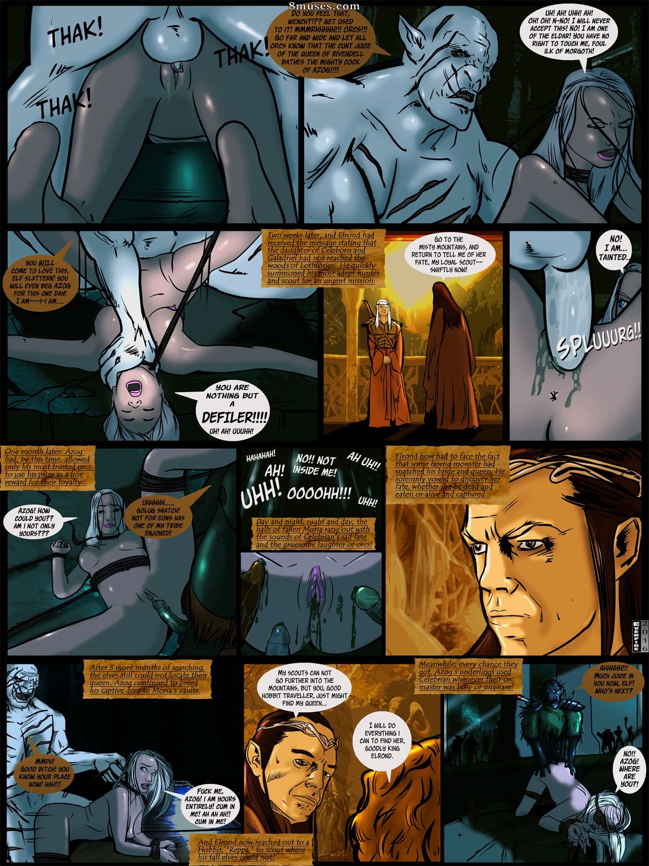 Everfire Comics - A Triste História de Celebrian - Página 7