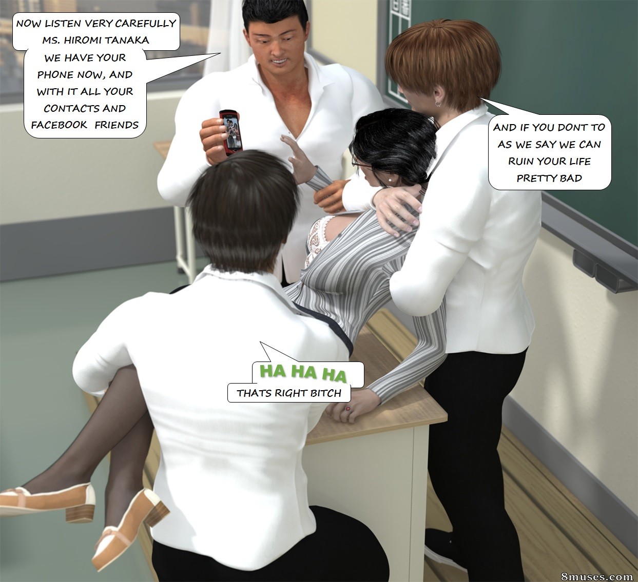 Hiromi Female Teacher - Text by JDS - Issue 1 - Page 9