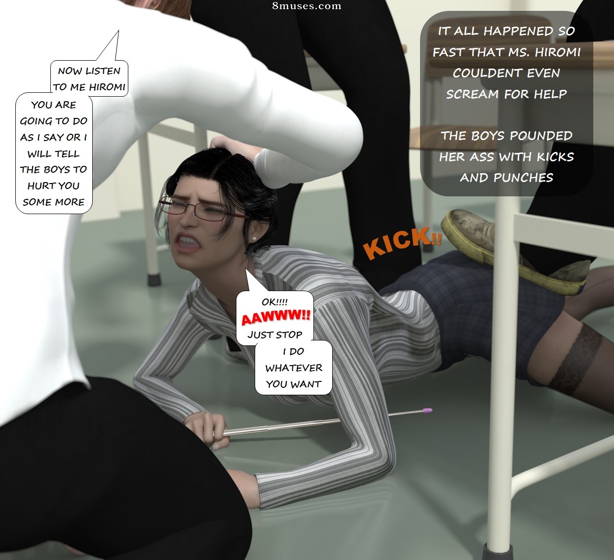 Hiromi Female Teacher - Text by JDS - Issue 1 - Page 8
