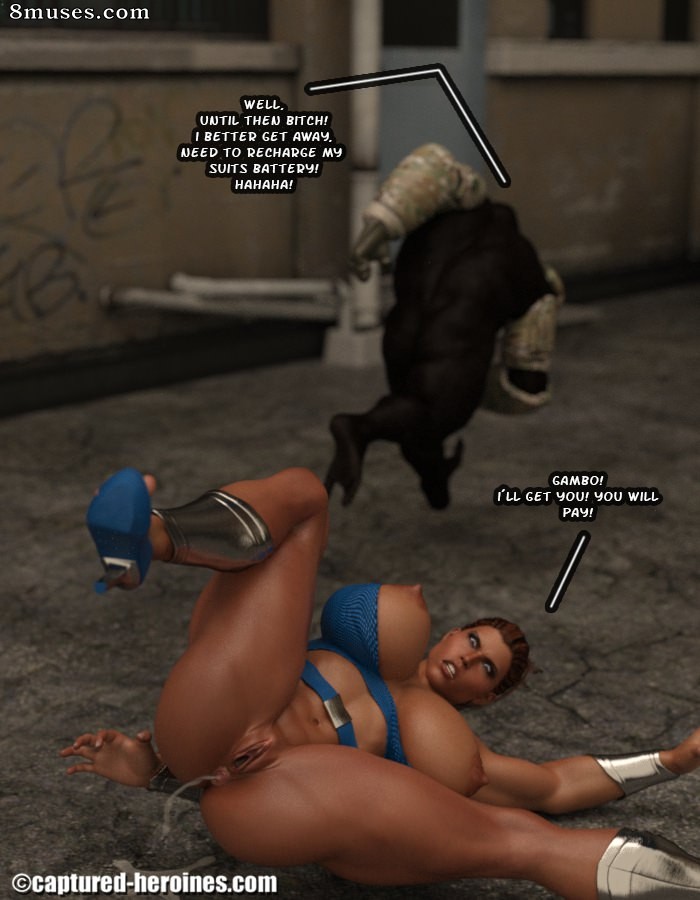 Captured-Heroines Comics - Quickfists vs Gambo - Página 29