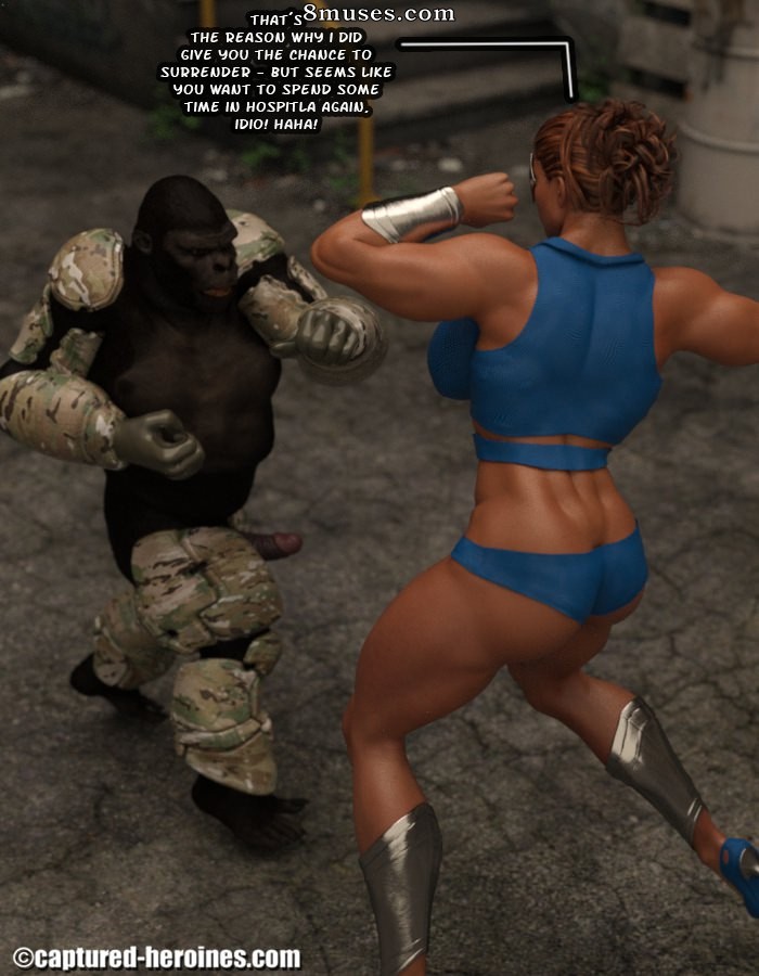 Captured-Heroines Comics - Quickfists vs Gambo - Página 6